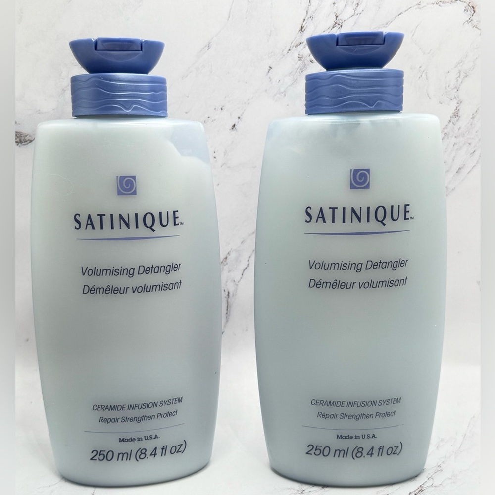 2 SATINIQUE Volumising Detangler repair strength protect size 8.4 fl oz